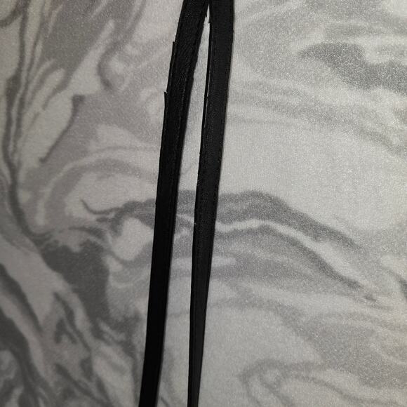 Jessica Simpson Black Faux Leather Crossbody Purse with Gold Metallic Accents - Picture 10 of 10